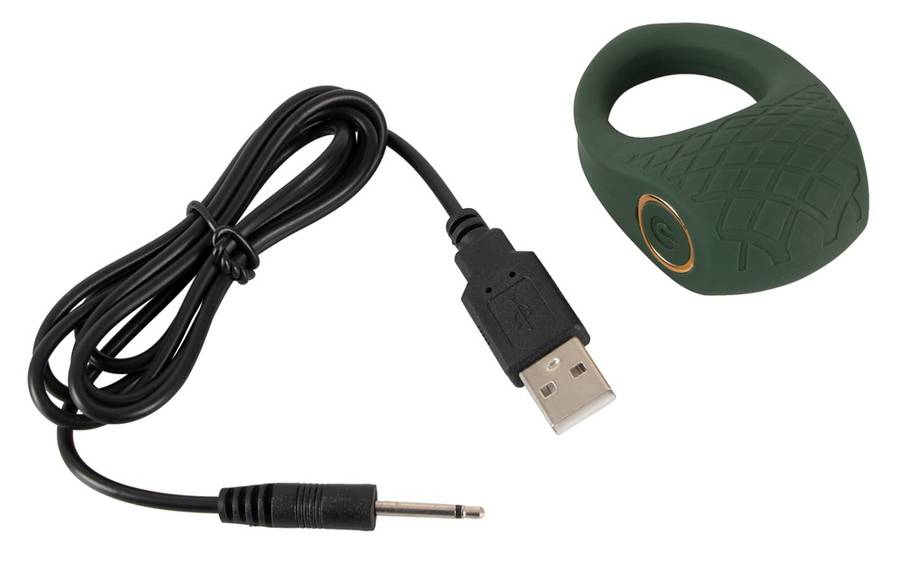 Inel Vibrator Penis Testicule Barbati Emerald Love Luxurious Cock Ring [8]