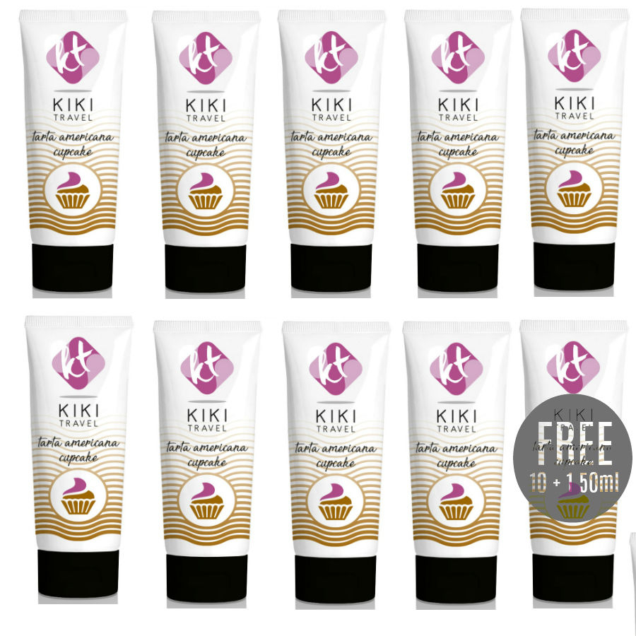 Set Lubrifiant Baza Apa KIKI TRAVEL Cupcake lubricant 50 ml 10+1 free [1]