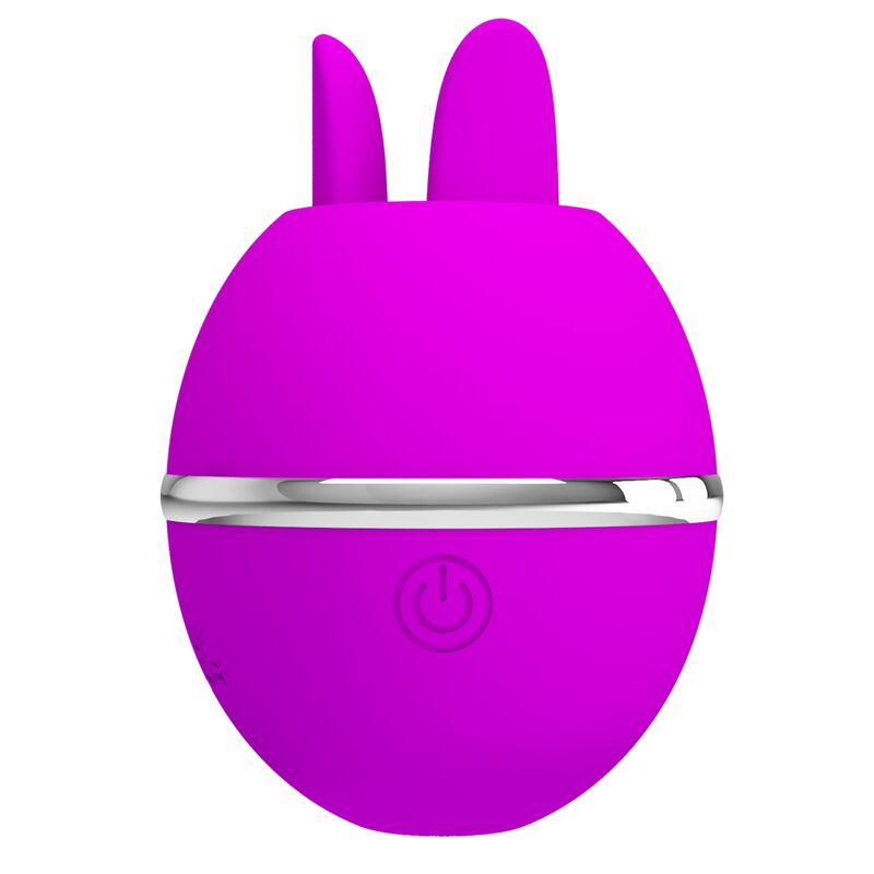 Vibrator Stimulator Clitoris Pretty Love Gemini Ball Purple Round Silicone Vibrator [8]