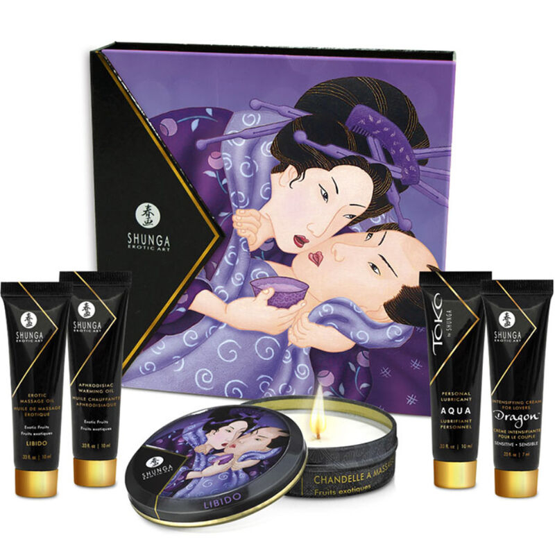 Set Masaj Erotic Shunga Secret Geisha Exotic Fruits [1]
