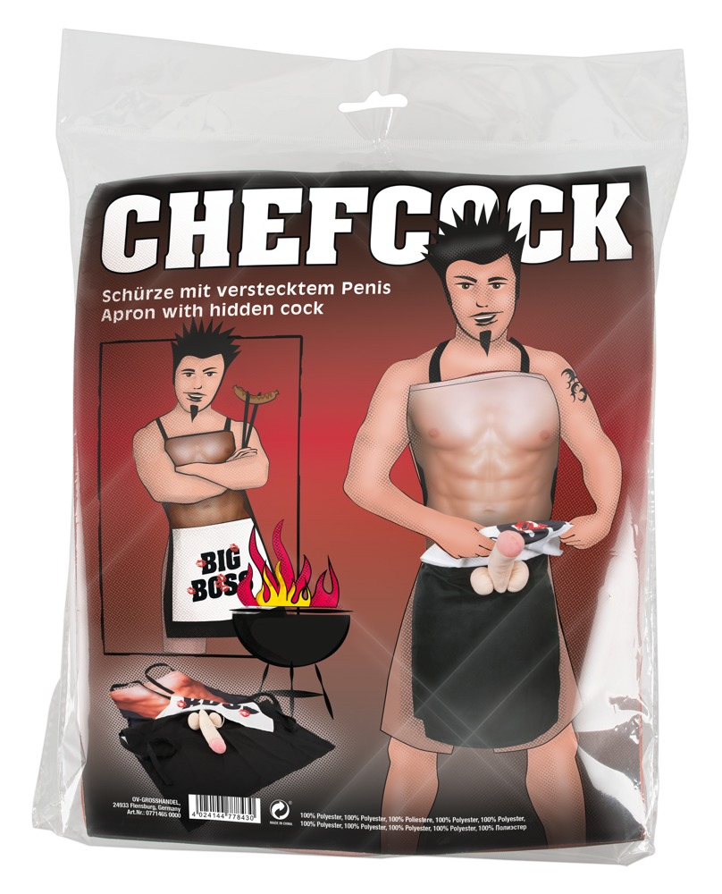 Sort Bucatarie Halat Cadou Apron CHEFCOCK [3]