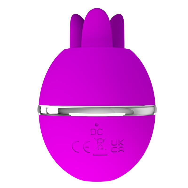 Vibrator Stimulator Clitoris Pretty Love Gemini Ball Purple Round Silicone Vibrator [7]