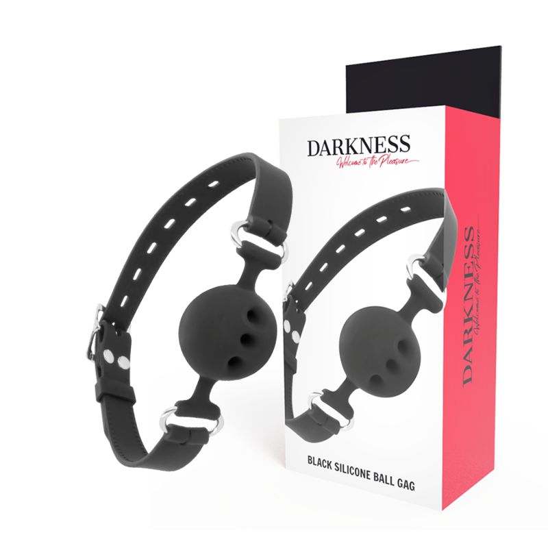 Calus Darkness Black Breathable Silicone Gag [1]