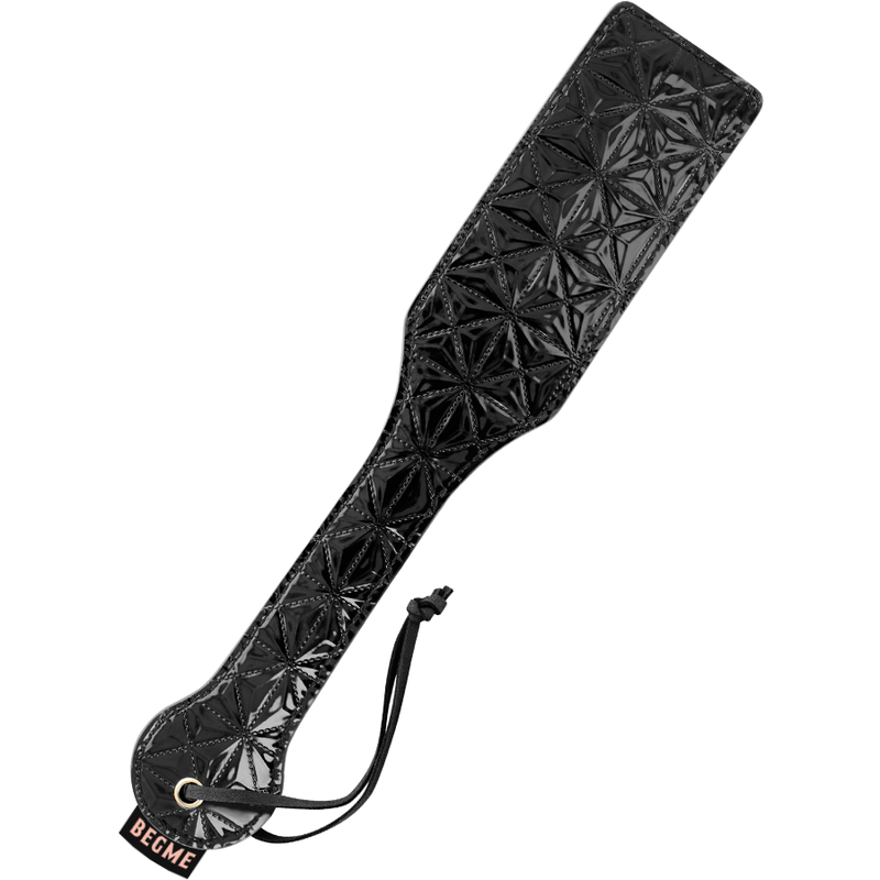 Paleta Spanking Begme Black Edition Vegan Leather Paddle [3]