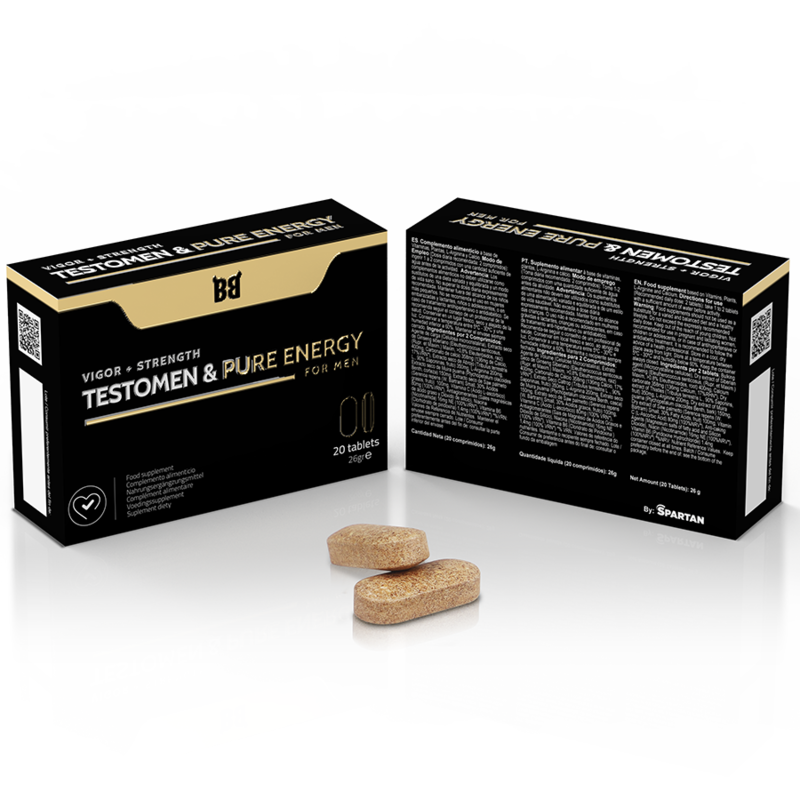 Supliment Afrodiziac Barbati Tribulus Maca Ginseng Zinc BLACKBULL by Spartan Testomen & Pure Energy Enhancer For Men 20 Capsules [2]