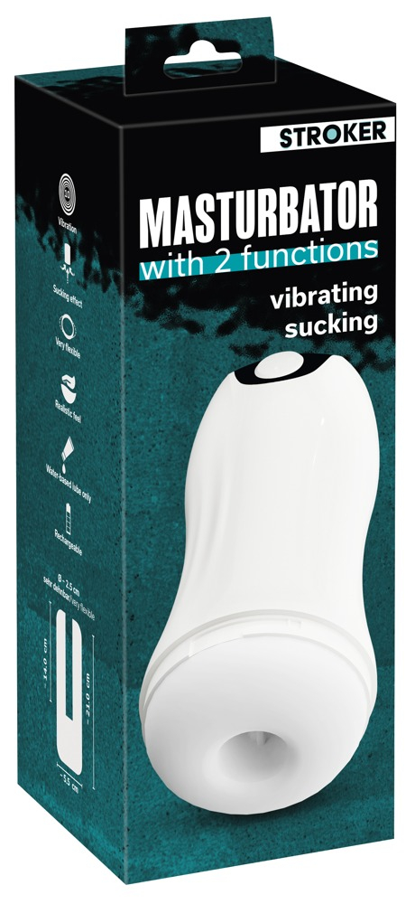 Masturbator Vibratii Penis Stroker Masturbator 2 Functions [16]
