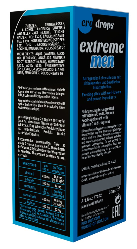 Supliment Afrodisiac Barbati L-arginina Angelica Sinensis HOT Spanish Fly Extreme Men 30 ml [4]