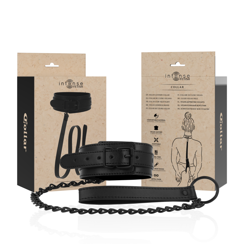 Zgarda Intense Fetish Vegan Leather Collar [1]