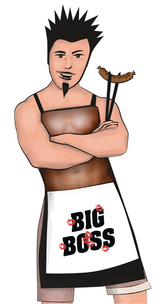Sort Bucatarie Halat Cadou Apron CHEFCOCK [2]