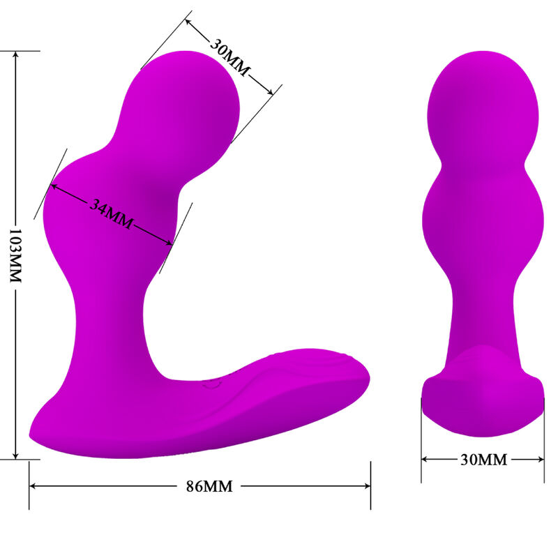 Vibrator Anal Pretty Love Terrance Anal Vibrator Massager With Remote Control [2]
