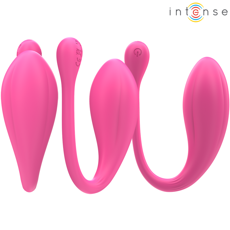 Vibrator Intense Janice u vibrator double stimulation 10 vibrations pink remote control [5]