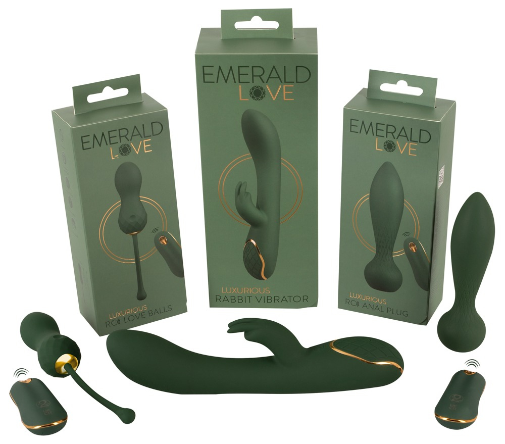 Bile Vaginale Kegel Femei Intarire Muschi Pelvini Emerald Love Luxurious RC Love Balls [10]