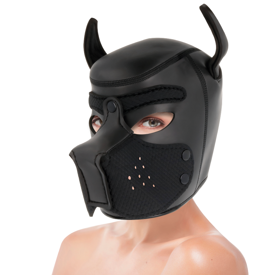 Masca Darkness Neoprene Dog Mask With Removable Muzzle M [6]