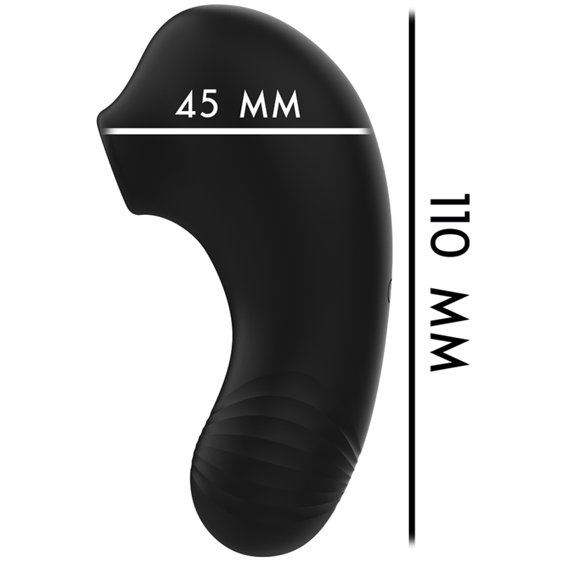 Stimulator Clitoris Rithual Shushu Pro Stimulator Clitoral 2 Powerfull Motors Black [2]