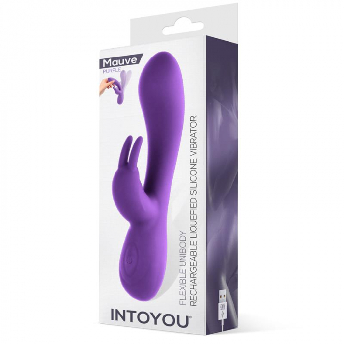 Vibrator IntoYou Mauve Liquefied Silicon Unibody Vibe USB Purple [5]