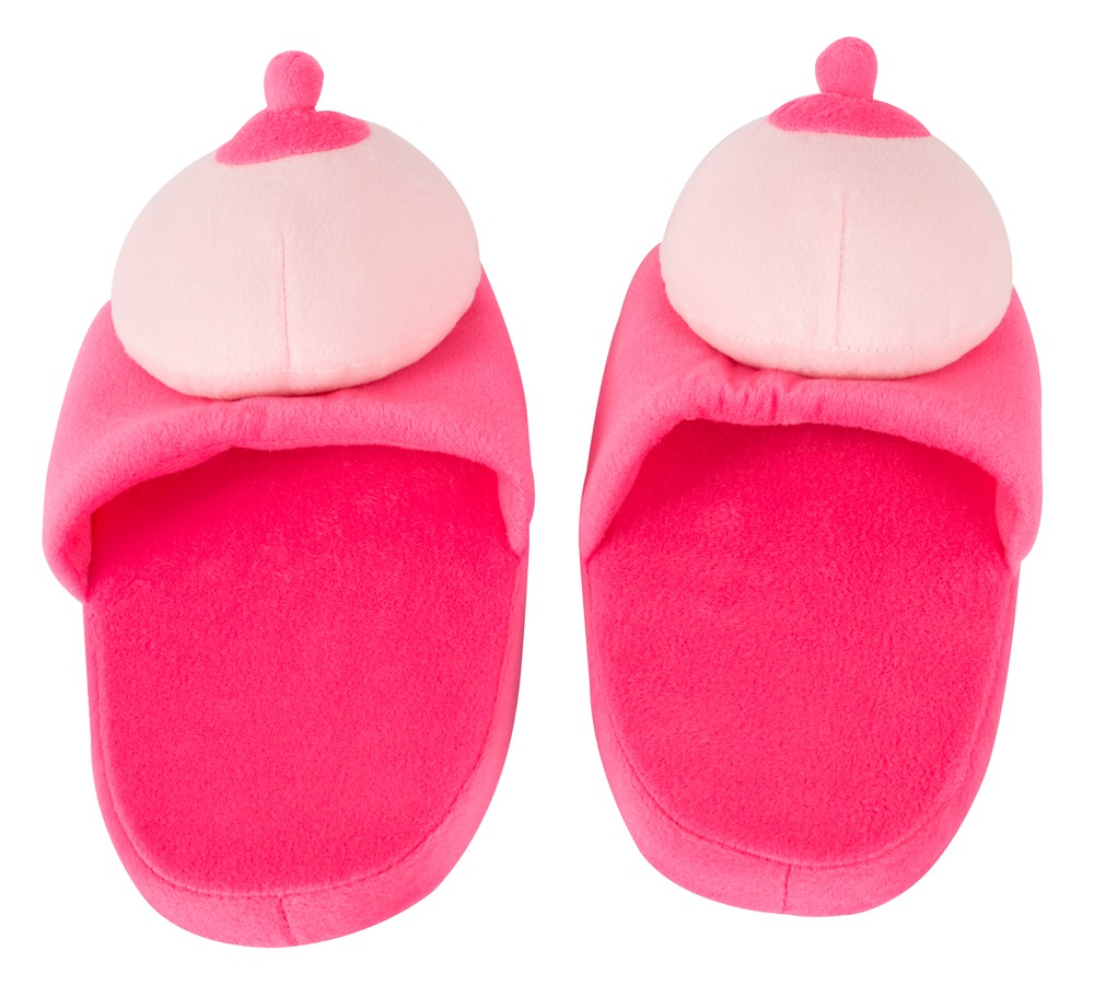Slapi Saboti Papuci Casa Cadou Sani Plush Slippers Boobs [2]