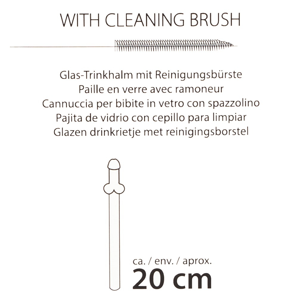 Set Paie Bautura Penis Glass Drinking Straw Willy 4 buc [7]
