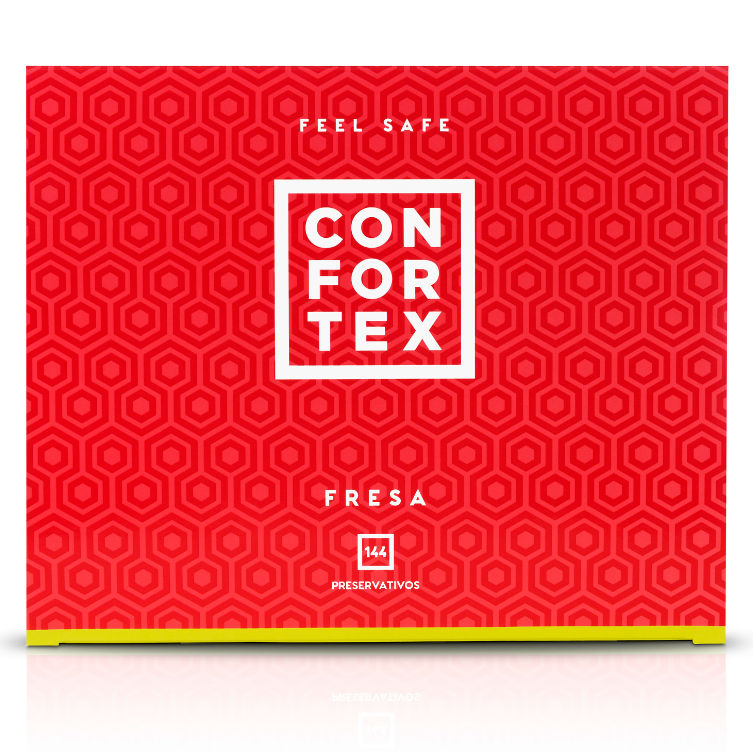 Prezervative Confortex Strawberry Condom 144 buc [2]