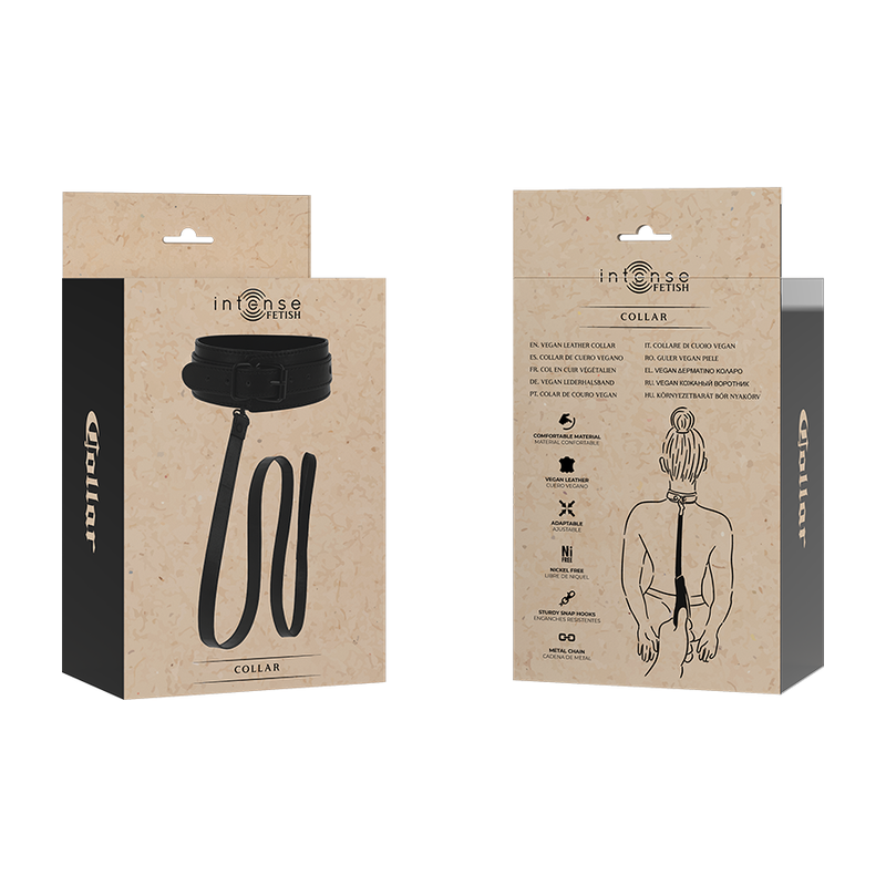 Zgarda Intense Fetish Vegan Leather Collar [5]