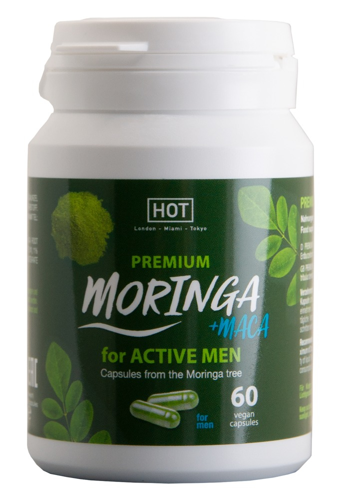 Supliment Potenta Barbati Maca L-arginina Tribulus HOT Pure Moringa + Maca Man Power Hot 60 capsule [2]