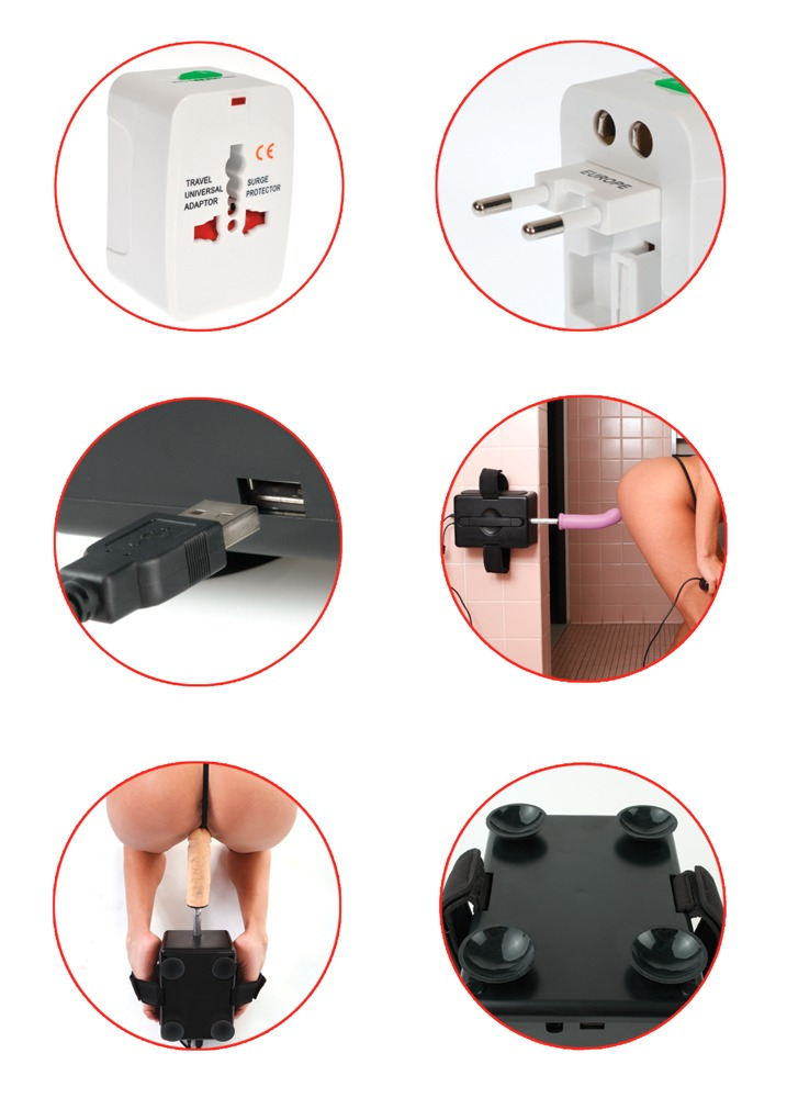 Masina Sex Fetish Fantasy International Portable Sex Machine [8]