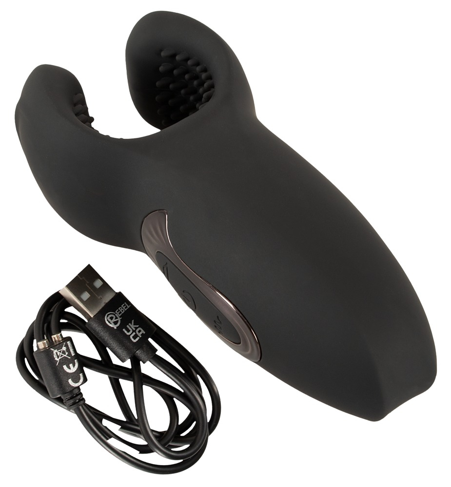 Masturbator Vibratii Penis Barbati Rebel Man Wand with Vibration and Moving Wings [13]