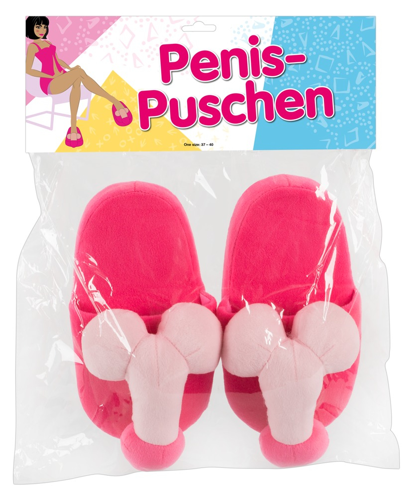 Slapi Saboti Papuci Casa Cadou Penis Plush Slippers Penis [5]
