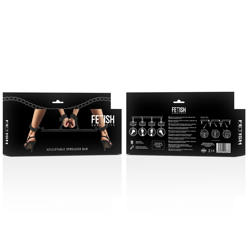 Bara Catuse Fetish Submissive Bondage Adjustable Separator Bar 4 Pieces [7]