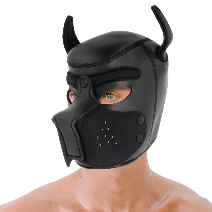 Masca Darkness Neoprene Dog Mask With Removable Muzzle M [5]