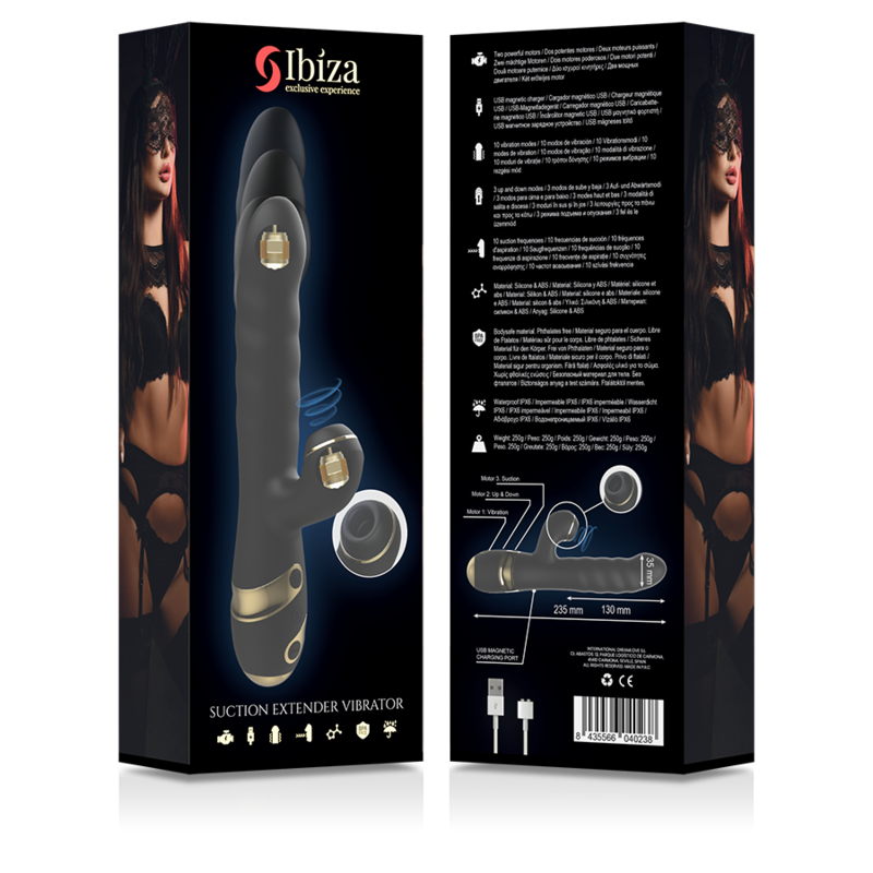 Vibrator Stimulator Clitoris Ibiza Up & Down Vibrator Clitoris Sucker [6]