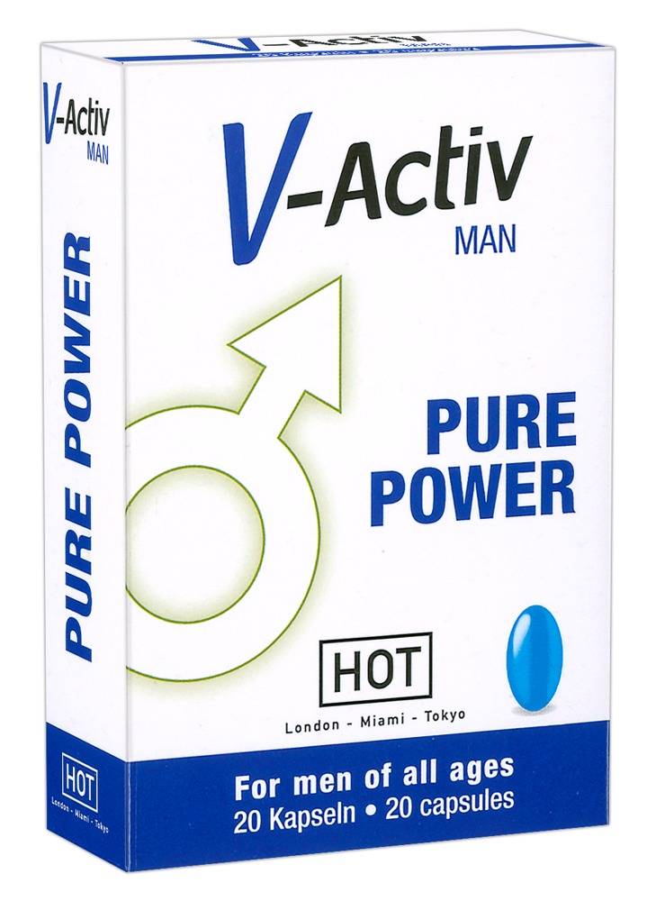 Supliment Afrodisiac Potenta Guarana Barbati HOT V-Activ for Men 20 capsule [1]