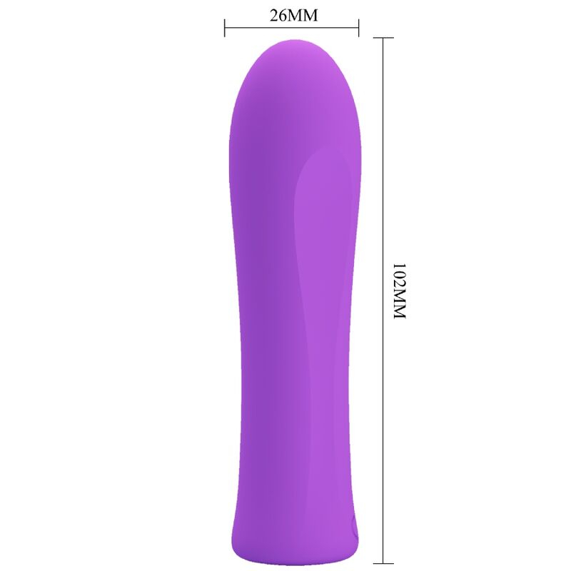 Vibrator Bullet Pretty Love Alfreda Super Power Vibrator Aqua Purple [4]