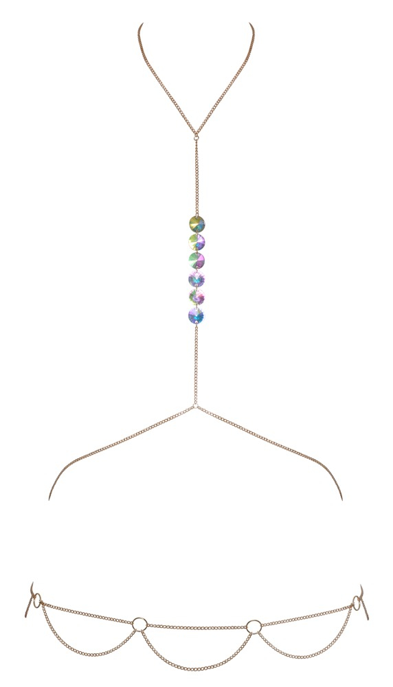 Lantisor Corp Auriu Cottelli ACCESSOIRES Body Chain [3]