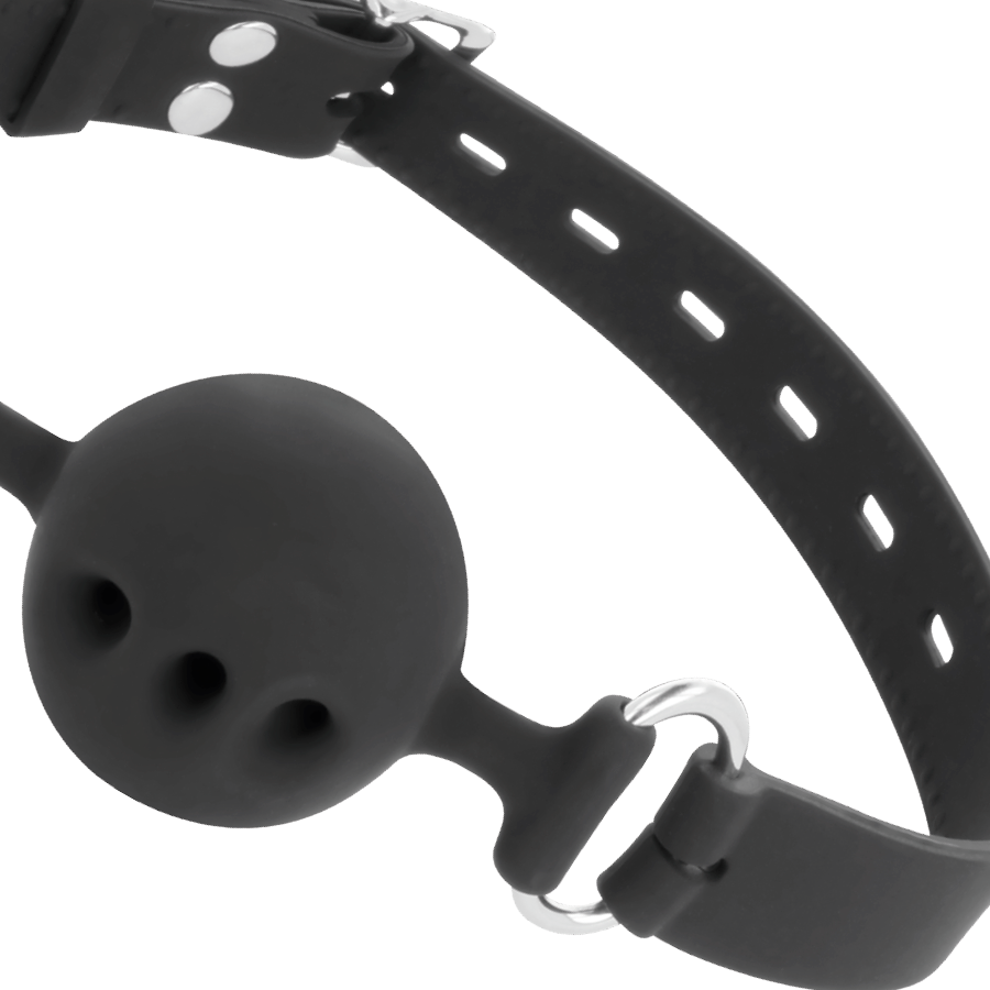 Calus Darkness Black Breathable Silicone Gag [3]