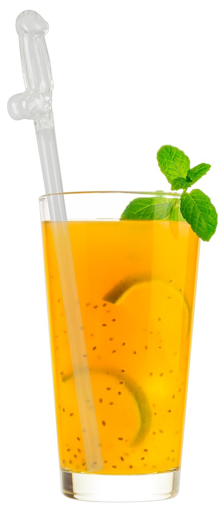 Set Paie Bautura Penis Glass Drinking Straw Willy 4 buc [1]