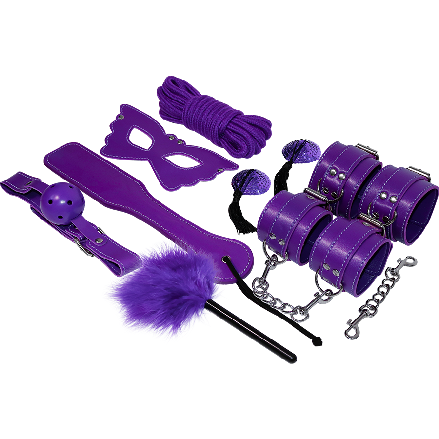 Set Experience BDSM Fetish Kit Purple Series [2]