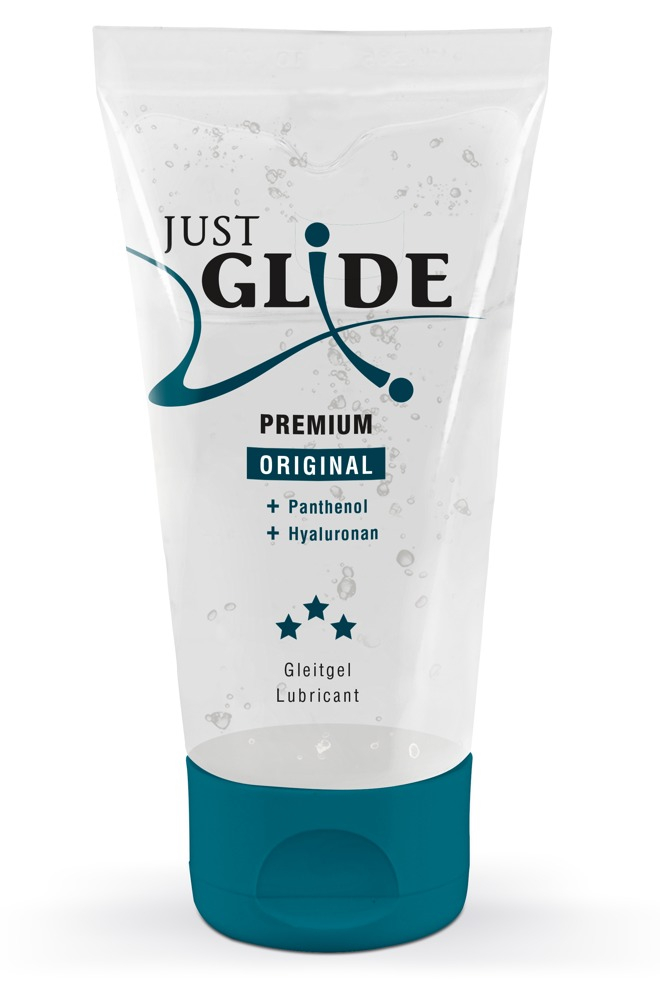 Lubrifiant Vaginal Baza Apa Hyaluron Just Glide Premium 50/200 ml [1]