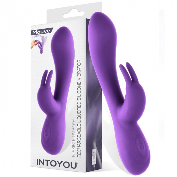 Vibrator IntoYou Mauve Liquefied Silicon Unibody Vibe USB Purple [2]