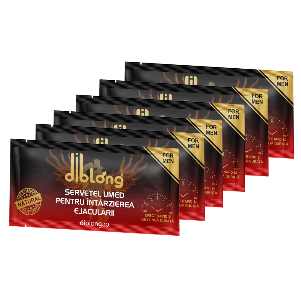 Servetele Premium Antiejaculare Precoce Barbati Diblong Delay Towel Set 6 buc [2]