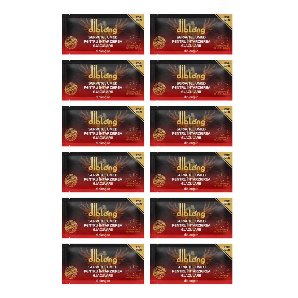 Servetele Premium Anti Ejaculare Precoce Diblong Delay Towel Set 12 buc [2]