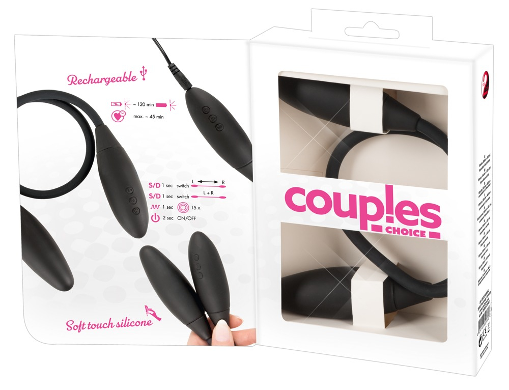 Vibrator Dublu Cuplu Couples Choice Double vibrator [10]
