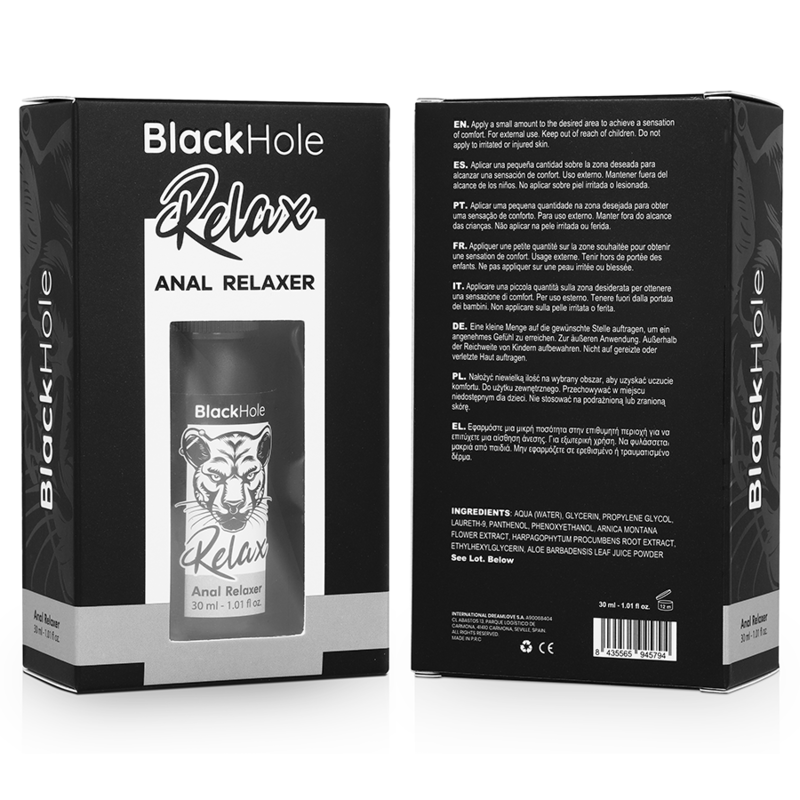 Lubrifiant Anal Black Hole Anal Relaxer Spray Explorer 30 ml [6]
