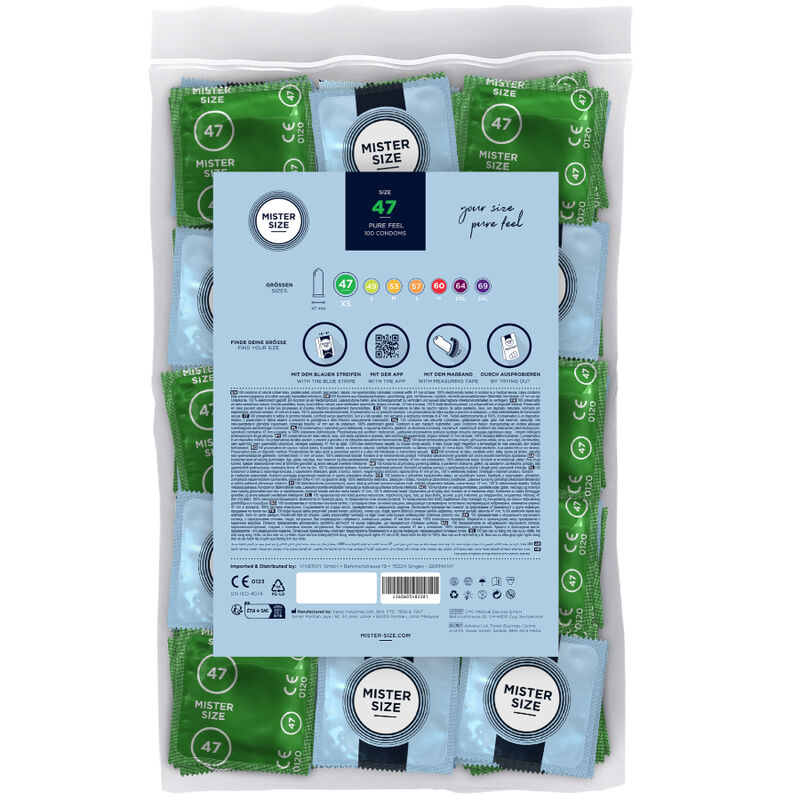 Prezervative Mister Size Condom Size XS 47 mm 100 buc [2]