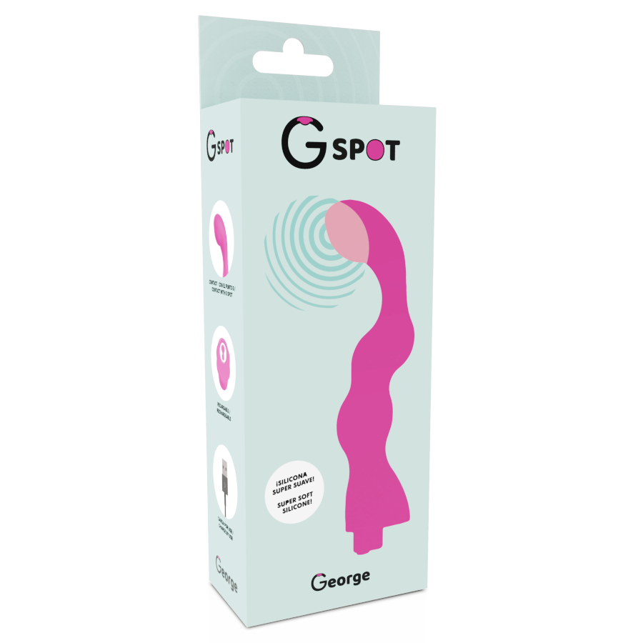 Vibrator G Spot George G spot vibrator gum pink [2]