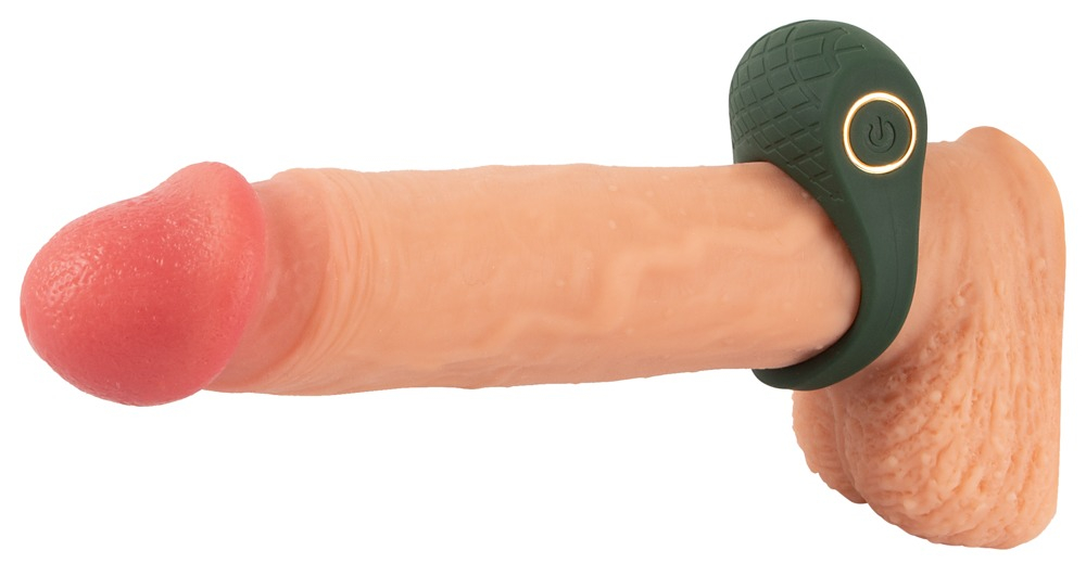 Inel Vibrator Penis Testicule Barbati Emerald Love Luxurious Cock Ring [6]