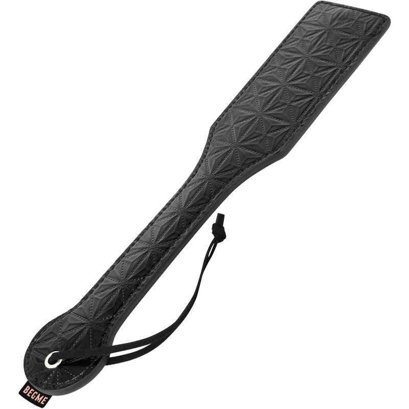 Paleta Spanking Begme Black Edition Vegan Leather Paddle [2]