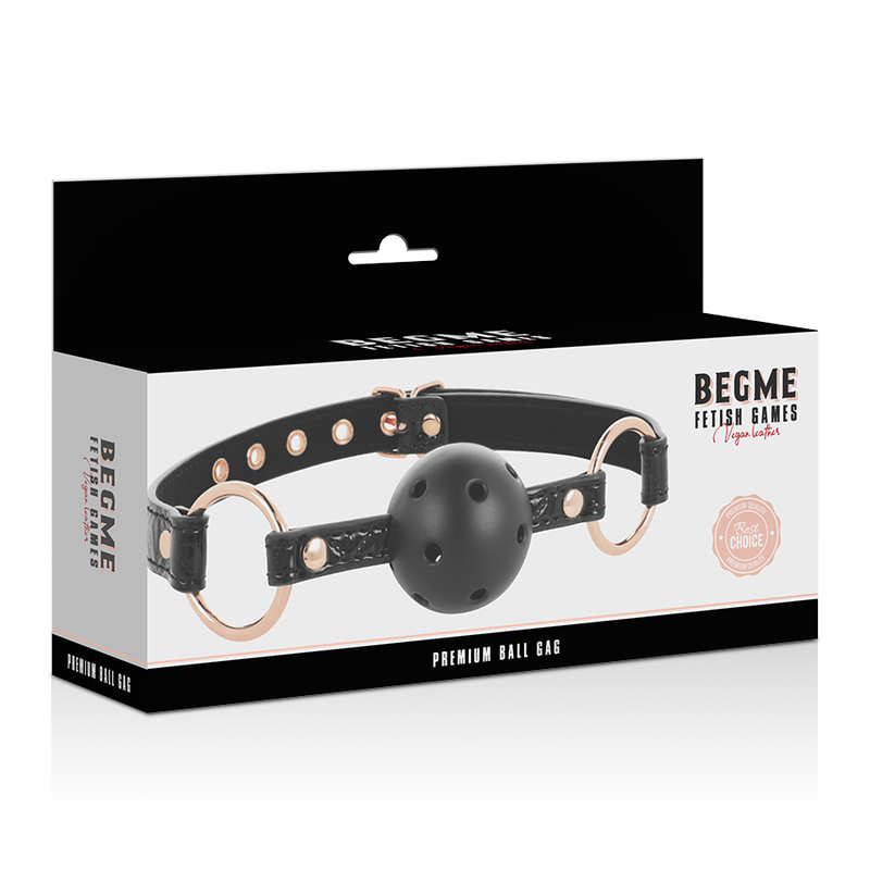 Calus Begme Black Edition Ball Gag Vegan Leather [5]