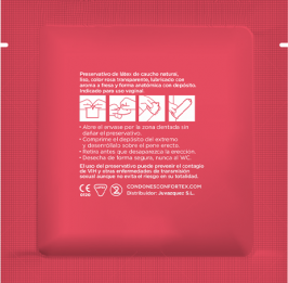 Prezervative Confortex Strawberry Condom 144 buc [4]