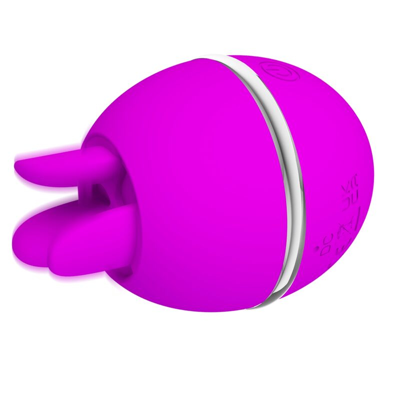 Vibrator Stimulator Clitoris Pretty Love Gemini Ball Purple Round Silicone Vibrator [5]