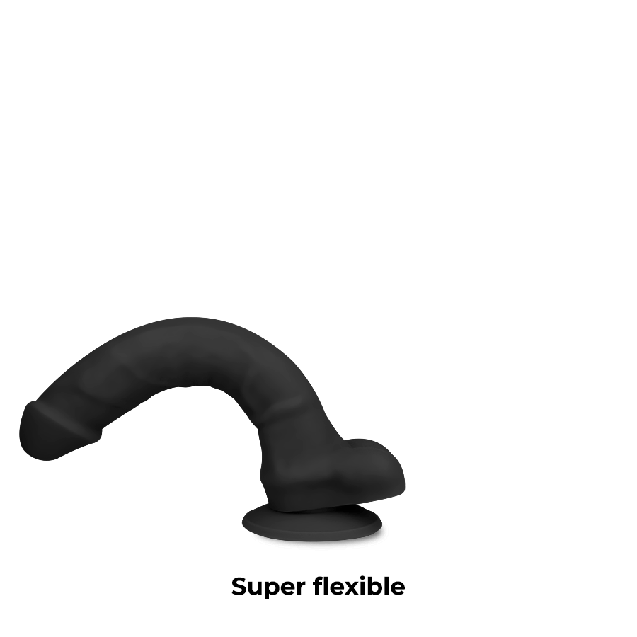 Dildo Cock Miller Silicone Density Articulable Black 13 cm [6]